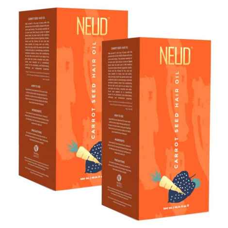 Buy NEUD Carrot Seed Premium Hair Oil for Men & Women - 2 Packs (300 ml Each) - Purplle