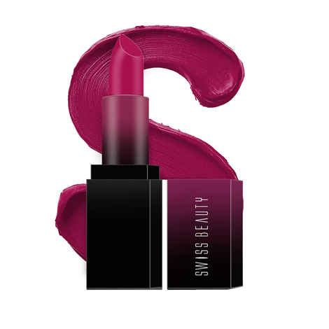 Buy Swiss Beauty HD Matte Lipstick Fire Pink 05 (3.5 gm) - Purplle