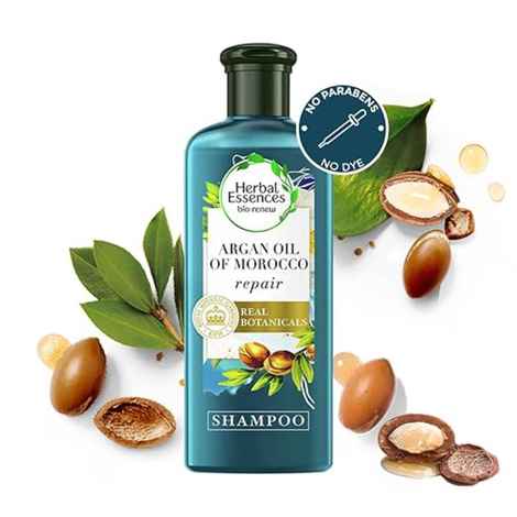 Buy Herbal Essences Argan Oil of Morocco SHAMPOO- For Hair Repair and No Frizz- No Paraben, No Colorants, 240 ml - Purplle