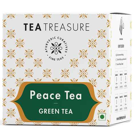 Buy Tea Treasure Peace Tea - 10 Pyramid Tea Bags - Purplle