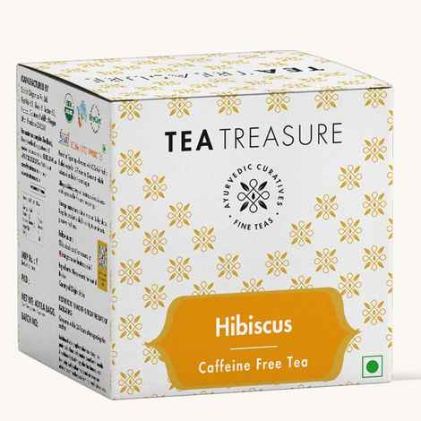 Buy Tea Treasure Hibiscus flower Tea - 10 Tea Bag - Purplle