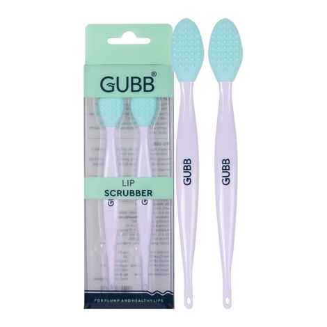 Buy GUBB Lip Scrubber For Plump And Healthy Lips - Dual Sided Benefits, Promises Soft & Shiny Lips Pack of 2 - Purplle