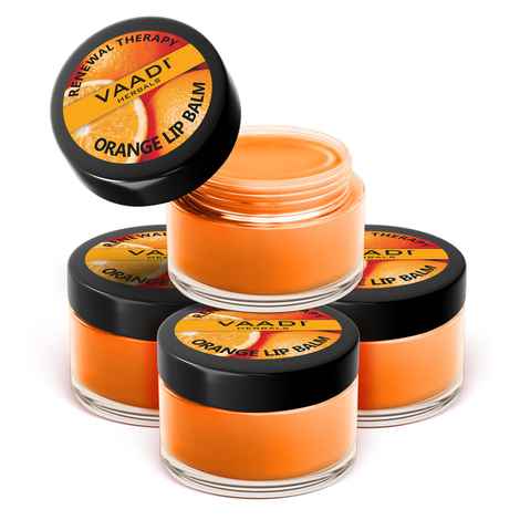 Buy Vaadi Herbals Orange & Shea Butter Lip Balm Value Pack Of 4 (4 X 10 g) - Purplle