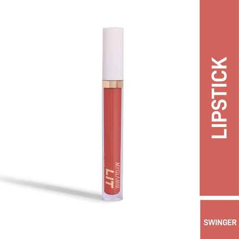 Buy MyGlamm LIT Liquid Matte Lipstick-Swinger- (3 ml) - Purplle