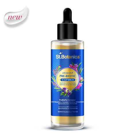 Buy St.Botanica Anti-dandruff Pre-biotic Scalp Serum 60 ml | Relives Scalp Dryness, Controls Flakes - Purplle