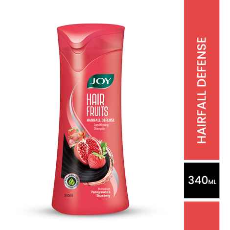 Buy Joy Hair Fruits Hairfall Defense Conditioning Shampoo Enriched with Pomegranate & Strawberry 340 ml - Purplle