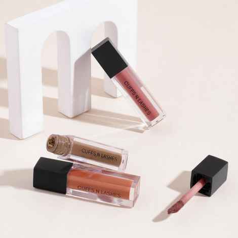 Buy Cuffs N Lashes Matte Mini Set of 3 Matte Liquid Lipstick, Extra (6 gm) - Purplle