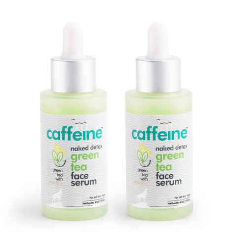 mCaffeine Naked Detox Green Tea Face Serum (Pack of 2)