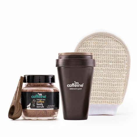 Buy mCaffeine Coffee Body Exfoliation Kit Combo of 3 - Purplle