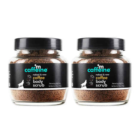 mCaffeine Coffee Body Scrub Pack of 2 (Small size)