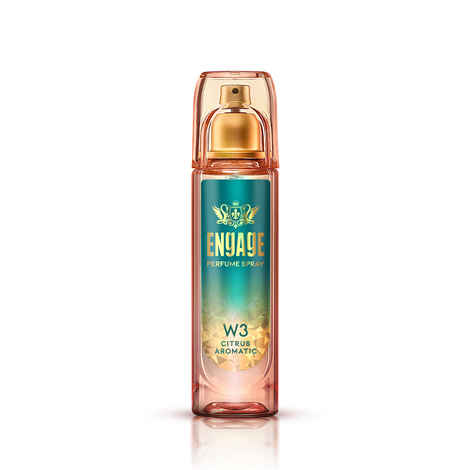 Engage W3 Perfume for Women, Citrus and Aromatic Fragrance Scent, Skin Friendly Women Perfume, 120 ml