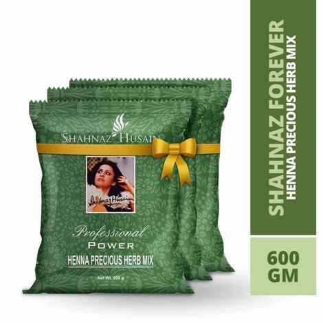 Buy Shahnaz Husain Ayurvedic Henna Herb Mehandi 21 Fr Bundle 3X200Gm - Purplle