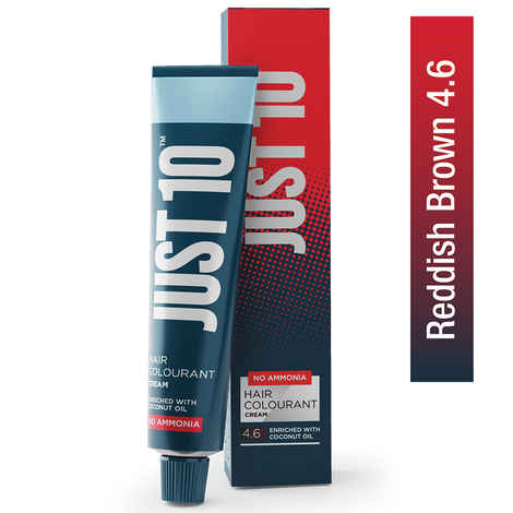 Buy Streax Professional Just 10 hair colourant cream Reddish Brown (60 gm) - Purplle