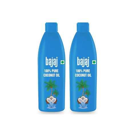 Buy Bajaj Coconut Oil 600ml - Pack of 2 - Purplle