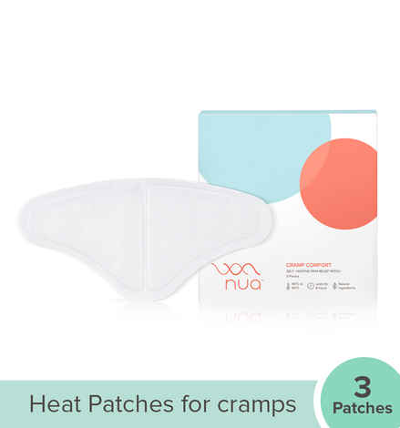 Buy Nua Cramp Comfort Heat Patches for Period Pain - Pack of 3 - Purplle