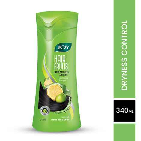 Buy Joy Hair Fruits Hair Dryness Control Conditioning Shampoo Enriched with Lemon & Olives 340 ml - Purplle
