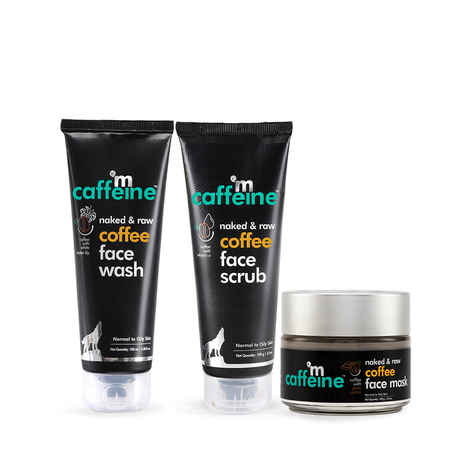 Buy mCaffeine Deep Pore Cleansing Regime Combo of 3 - Purplle