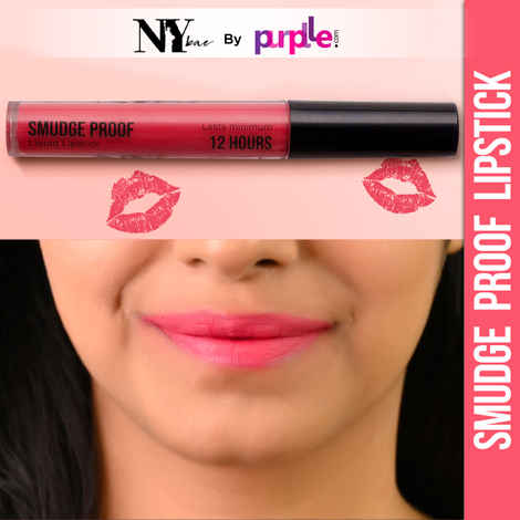 Buy NY Bae Smudge Proof Liquid Lipstick | Lasts Minimum 12 Hours | Super Pigmented | Transfer Proof - Peach Sorbet 06 - Purplle