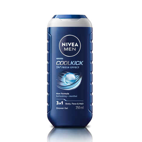 Buy Nivea Men Cool Kick Shower Gel (250 ml) - Purplle