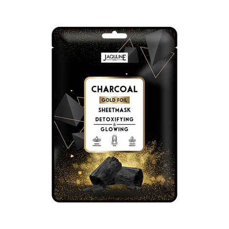 Jaquline USA Charcoal Gold Foil Sheet Mask 1N (35 gm)