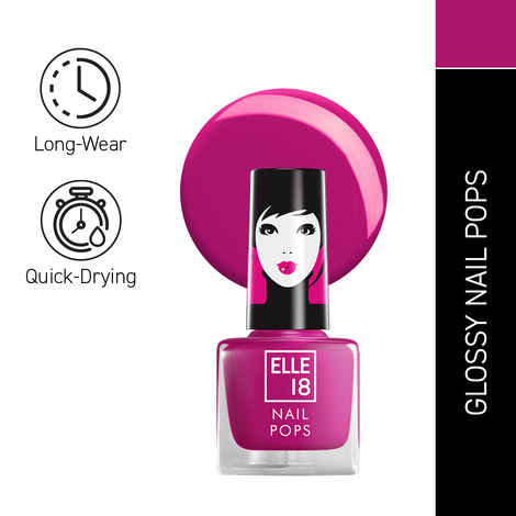 Buy ELLE 18 NAIL POPS 196 5 ml - Purplle