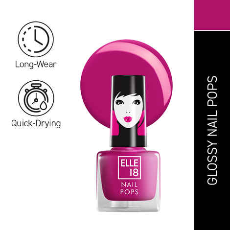 Buy ELLE 18 NAIL POPS 198 5 ml - Purplle