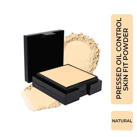 Buy Half N Half Pressed Oil Control Skin Fit Powder, Skin Whitening, Natural (20 gm) - Purplle