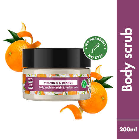 Buy Love Beauty Planet Exfoliating Vitamin C & Orange Body Scrub 200 ml - Purplle