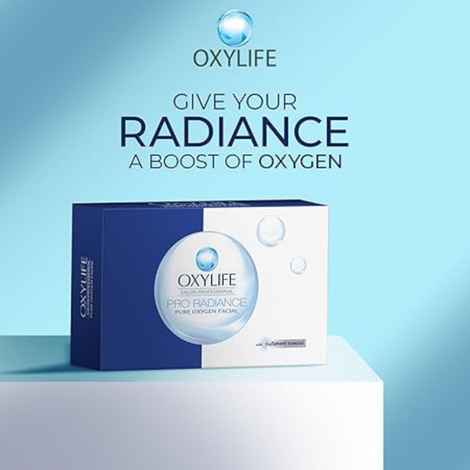 Buy Oxylife Salon Professional Proradiance Pure Oxygen Facial Kit - 50g | With Oxysphere Technology | Hydrates Skin | Removes Dead Skin Cells | Cleanses Impurities | Removes Blackheads - Purplle