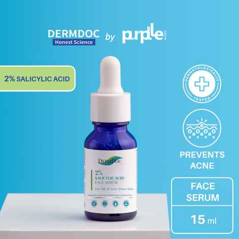 DermDoc 2% Salicylic Acid Face Serum (15 ml) | acne treatment | anti acne serum | acne serum | face serum for acne | salicylic acid serum