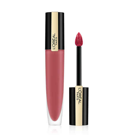 Buy L'Oreal Paris Rouge Signature Matte Liquid Lipstick, 143 I Liberate (7 ml) - Purplle