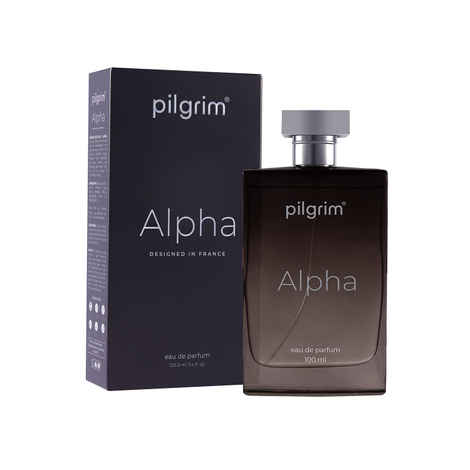 Buy Pilgrim Alpha perfume for men (Eau de parfum) with spicy cinnamon, green apple & musk | Long lasting perfume for men|Designed in France | 100 ml - Purplle