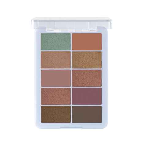Buy MARS Shimmer and Matte Eyeshadow Palette | 10 Highly Pigmented & Blendable Shades (10 gm) (SHADE-01) - Purplle
