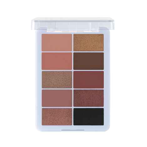 Buy MARS Shimmer and Matte Eyeshadow Palette | 10 Highly Pigmented & Blendable Shades (10 gm) (SHADE-02) - Purplle