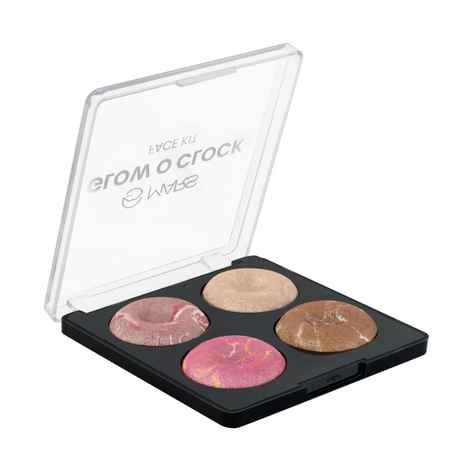 Buy MARS 4 Shade Glow O Clock Highlighter and Blusher Kit-01 (13 gm) - Purplle