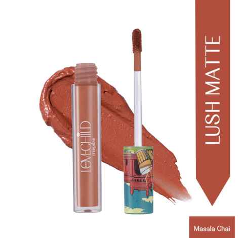 Buy LoveChild Masaba Masala Chai Super Hydrating & Buttery Nude Brown Lip Creme 1 Pc - Purplle