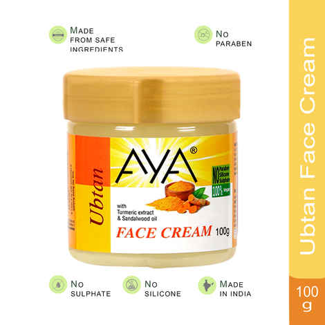Buy AYA Ubtan Face Cream, 100 gm | No Paraben, No Silicone, No Sulphate - Purplle