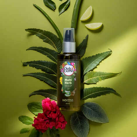 Buy Buds & Berries Multi Herb Hair Oil 100 ml - Purplle