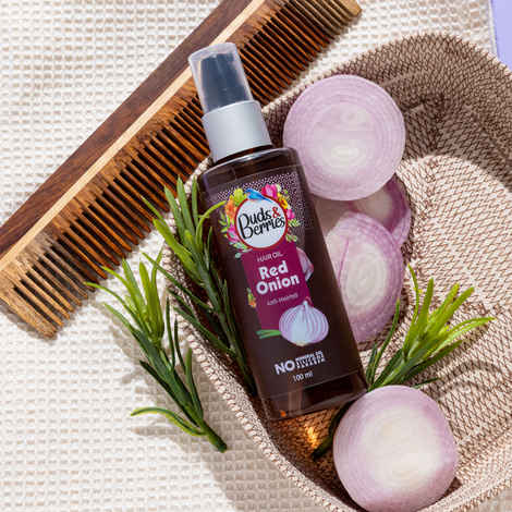Buy Buds & Berries Red Onion Hair Oil 100 ml - Purplle