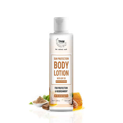 Buy TNW The Natural Wash Sun Protection Body Lotion with SPF 30 | With Sandalwood and Honey | SPF Body Lotion - Purplle
