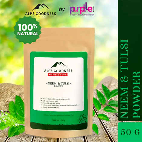 Buy Alps Goodness Neem & Tulsi Powder (50 gm) - Purplle