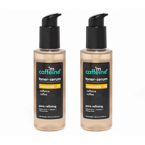 mCaffeine Toner Serum- Niacinamide Pack of 2