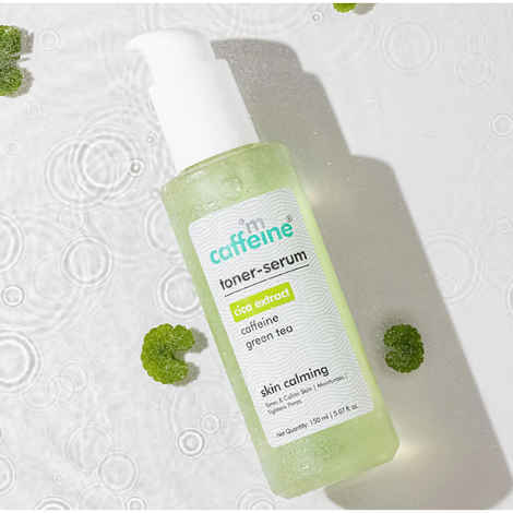 mCaffeine Toner Serum- Cica Extracts & Green Tea - Pack of 2