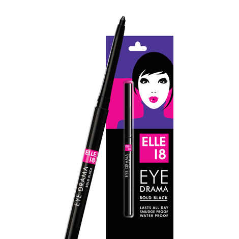 Buy Elle18 Eyedrama Kajal Bold Black Bold Black 0.35 ml - Purplle