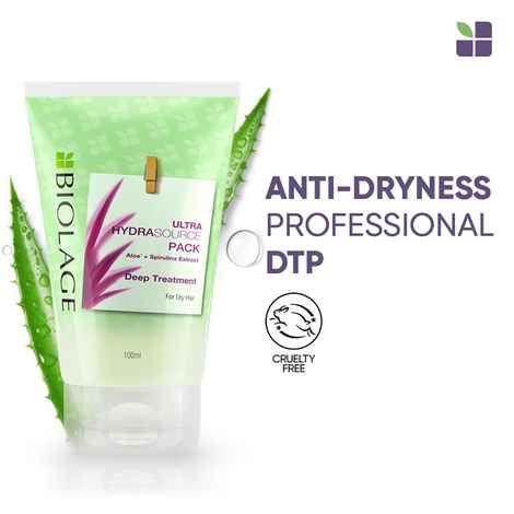 Buy Biolage HYDRASOURCE Deep Treatment Pack for Dry Hair (Vegan & Paraben Free) 100 ml - Purplle