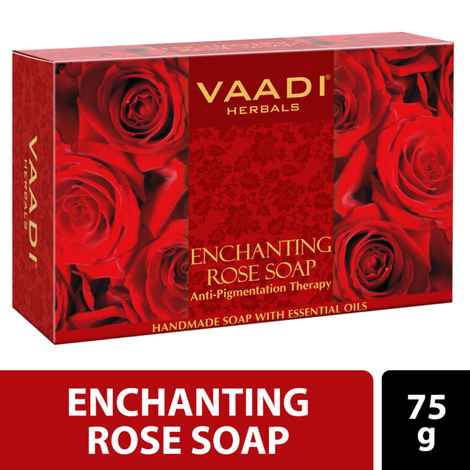 Buy Vaadi Herbals Enchanting Rose Soap 75 gm - Purplle