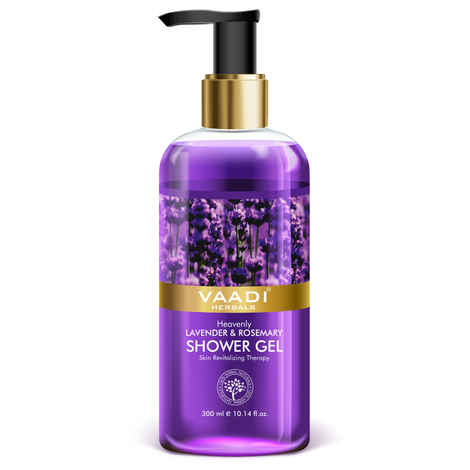 Buy Vaadi Herbals Heavenly Lavender & Rosemarry Shower Gel (300 ml) - Purplle