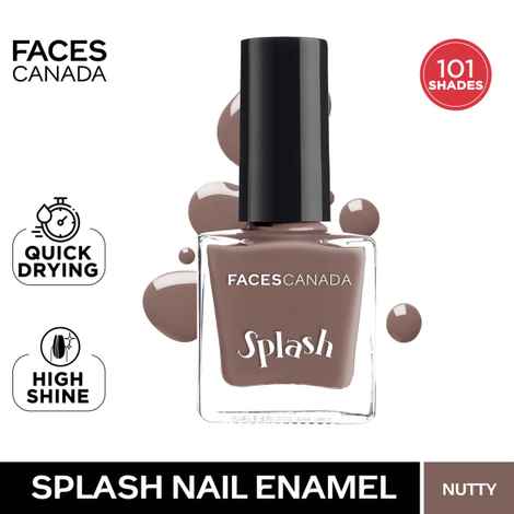 Buy FACES CANADA Ultime Pro Splash Nail Enamel - Nutty 32 (8 ml) | Quick Drying | Glossy Finish | Long Lasting | No Chip Formula | High Shine Nail Polish For Women | No Harmful Chemicals - Purplle