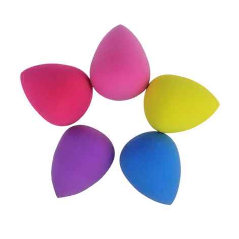 Buy Me-On Pack of 5 Mini Beauty Sponge Blender Makeup Sponge Set Applicator for Small Areas - Purplle