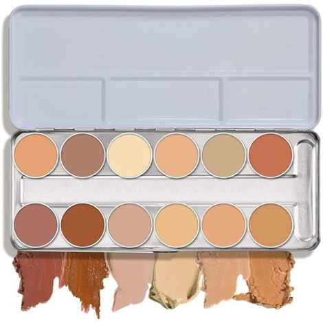 Buy Me-ON M & M Derma Color 12 Color Creme Concealer Palette 1 Pc - Purplle
